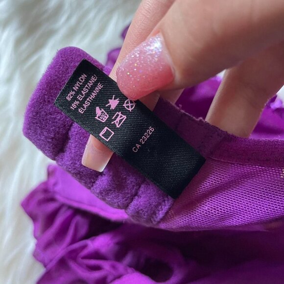 Y2K Purple Corset Top - Picture 7 of 7